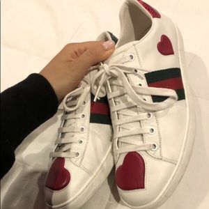 COPY - Gucci Ace Sneaker 38 Heart ❤️ NWOT